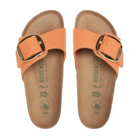 Sandalo Birkenstock Madrid Big Buckle vegan calzata stretta