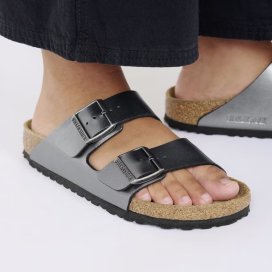 Sandalo Birkenstock Arizona metallic black, Birko Flor