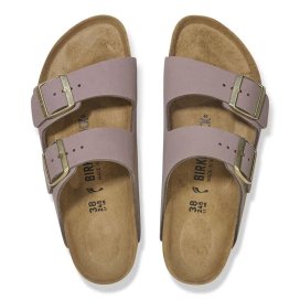 Sandalo Birkenstock Arizona faded purple, Nubuck Leather