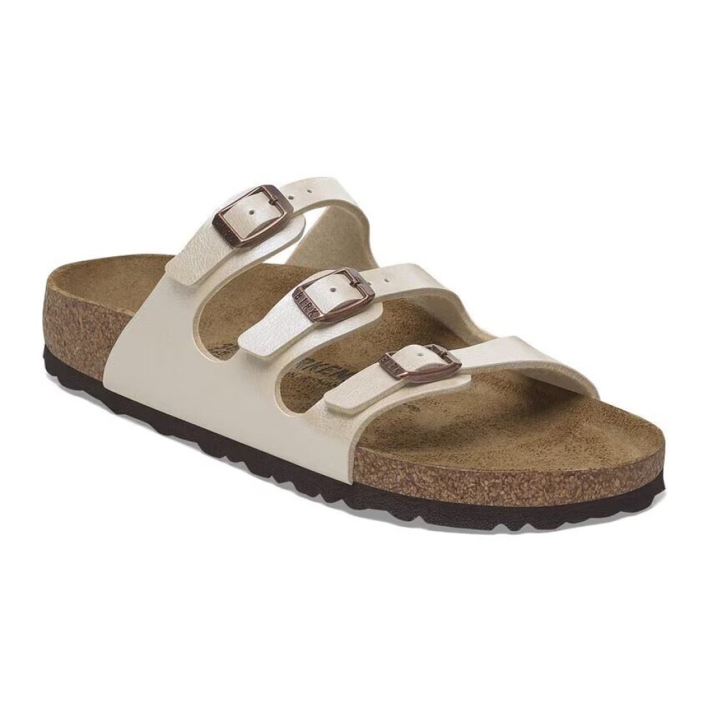 Sandalo Birkenstock Florida graceful pearl white, Birko Flor