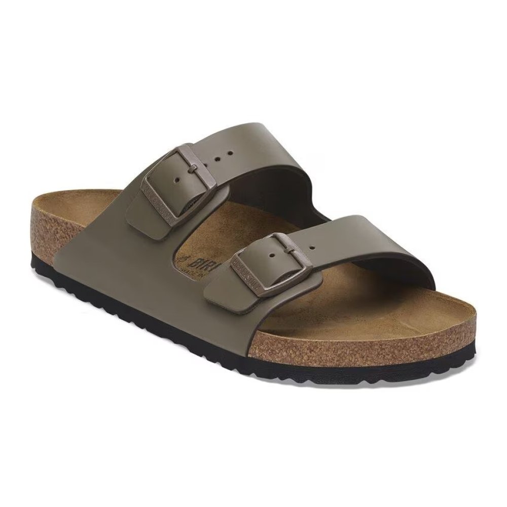 Sandalo Birkenstock Arizona concrete gray, Natural Leather