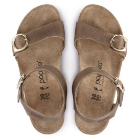 Birkenstock Sandalo Donna Soley Ring-Buckle cognac, Natural Leather