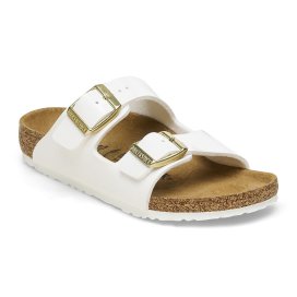 Birkenstock Sandalo Bambino Arizona Kids patent white, Birko Flor Patent