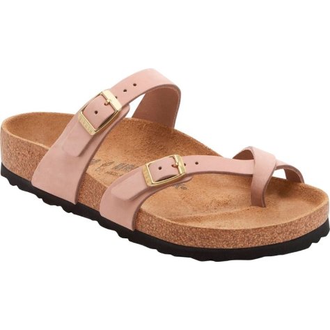 Birkenstock Infradito Donna Mayari Nabuck Soft Pink