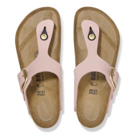 Birkenstock Infradito Donna Gizeh Big Buckle Nabuck Soft Pink