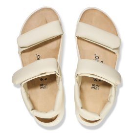 Birkenstock Sandalo Donna Theda Exquisite ecru, Natural Leather