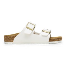 Birkenstock Sandalo Bambino Arizona Kids patent white, Birko Flor Patent