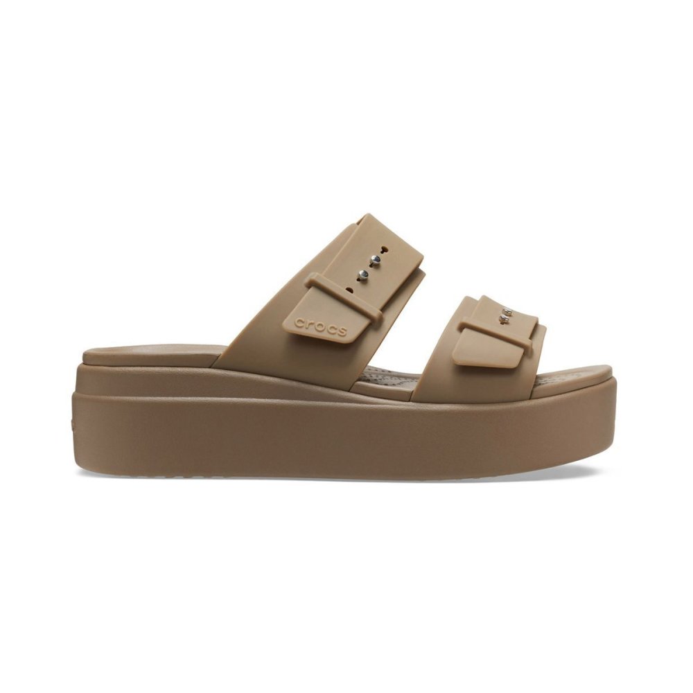 Brooklyn Buckle Low Wedge - CROCS