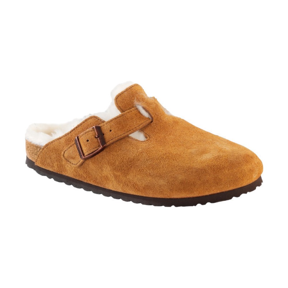 Boston Shearling mink, Suede Leather