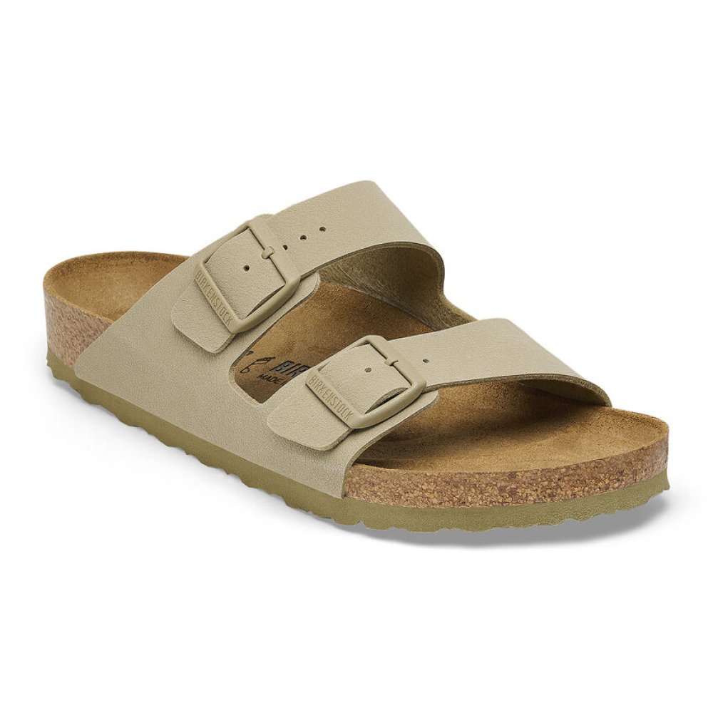 Birkenstock Sandalo Unisex Arizona faded khaki, Birko Flor