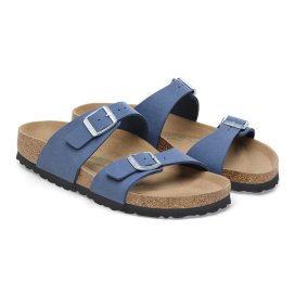 Birkenstock Sandalo Donna Sydney elemental blue veg, Synthetics