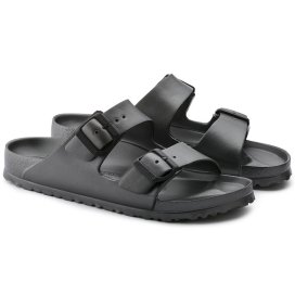 Birkenstock Sandalo in Gomma Arizona EVA metallic anthracite