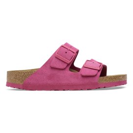 Birkenstock Sandalo Arizona fuchsia tulip, Suede Leather