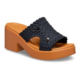 Sandalo Crocs Donna Brooklyn Woven Slide Heel