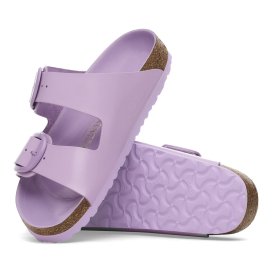 Birkenstock Sandalo Donna Arizona Big Buckle shine crocus, Natural Leather