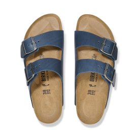 Birkenstock Sandalo Arizona blue, Oiled Leather