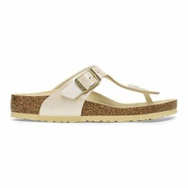 Birkenstock Infradito Gizeh Kids graceful pearl white, Birko Flor