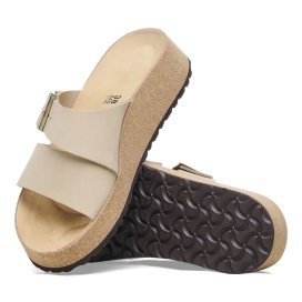 Birkenstock Sandalo Donna Almina sandcastle, Nubuck Leather