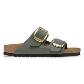 Birkenstock Sandalo Donna Arizona Big Buckle thyme, Nubuck Leather