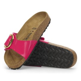 Birkenstock Sandalo Donna Madrid Big Buckle fuchsiafusion, BirkoFlor Patent