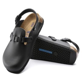 Birkenstock Clog Donna Kay SL Women black, Natural Leather