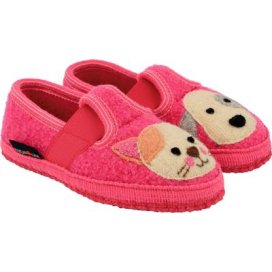 Haflinger Pantofola da bambino Pets bonbon in lana