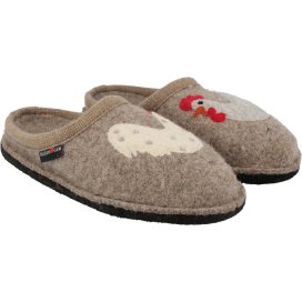 Haflinger Pantofola da donna Chicken in lana