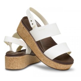 CROCS Brooklyn Cork Low Wedge