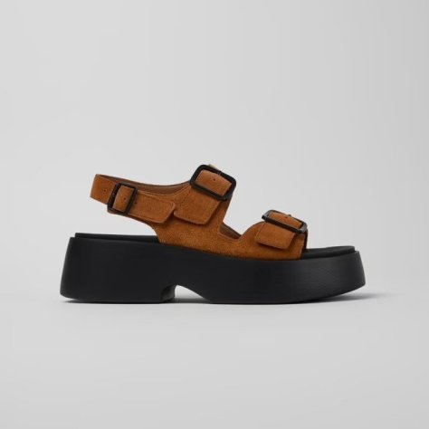 Camper Tasha Sandalo da donna in pelle nabuk Camper Tasha Sandalo da donna in pelle nabuk