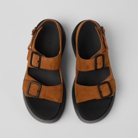 Camper Tasha Sandalo da donna in pelle nabuk