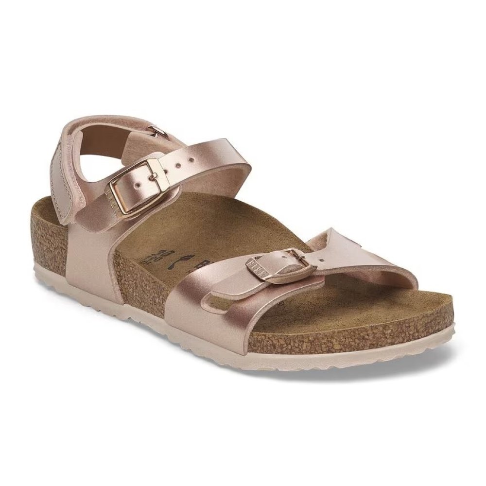 Sandalo Birkenstock Rio HL Kids electric metallic copper, Birko Flor