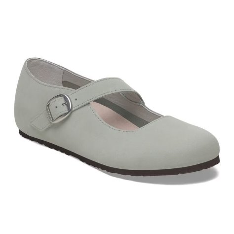 Ballerina Birkenstock Tracy pure sage, Nubuck Leather Ballerina Birkenstock Tracy pure sage, Nubuck Leather