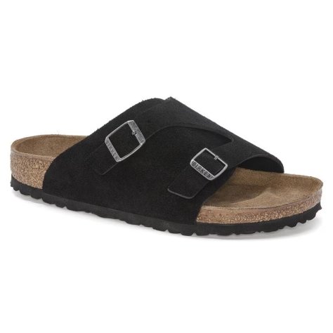 Sandalo Birkenstock Zürich black, Suede Leather Sandalo Birkenstock Zürich black, Suede Leather