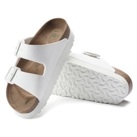 Sandalo Birkenstock Arizona Platform Vegan calzata stretta