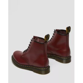 Dr. Martens Stivali stringati 1460 in pelle Smooth Rosso Ciliegia