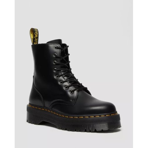 Dr. Martens Stivali platform Jadon in pelle Smooth Nera