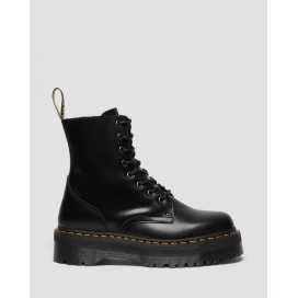 Dr. Martens Stivali platform Jadon in pelle Smooth Nera