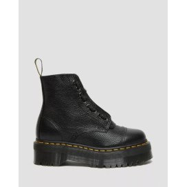 Dr. Martens Stivali platform Sinclair in nappa lavorata Nera