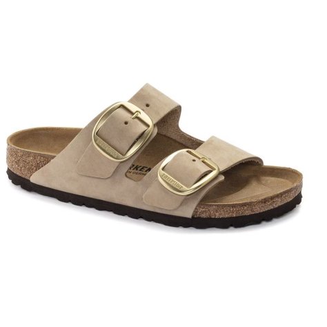 Birkenstock Sandalo Donna Arizona Big Buckle Nabuck Sandcastle