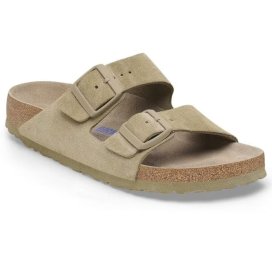 Birkenstock Arizona SFB faded khaki, Suede Leather