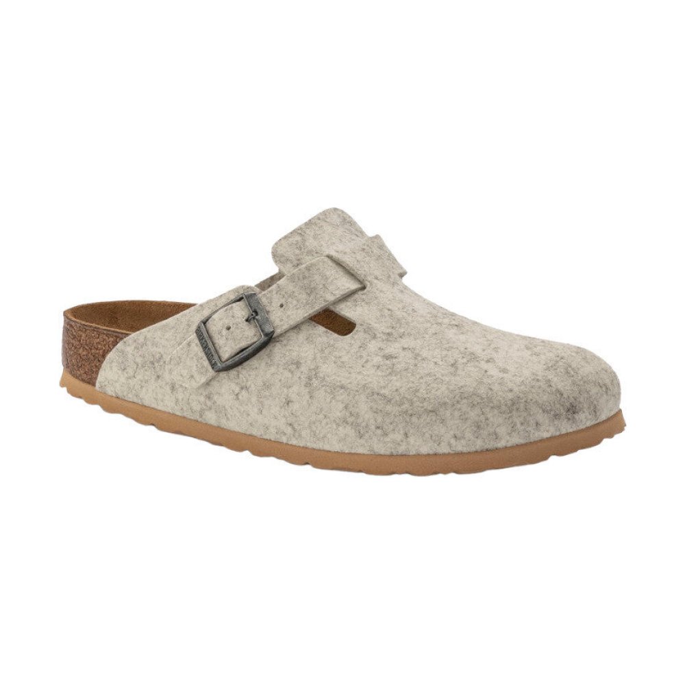 Birkenstock Clog Unisex Boston eggshell, Felt