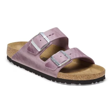 Birkenstock Sandalo Donna Arizona lavender, Oiled Leather Birkenstock Sandalo Donna Arizona lavender, Oiled Leather