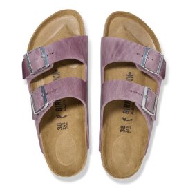 Birkenstock Sandalo Donna Arizona lavender, Oiled Leather