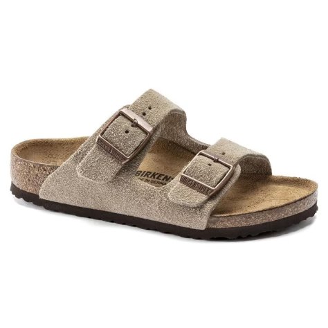 Birkenstock Sandalo Bambino Arizona Kids taupe, Suede Leather Birkenstock Sandalo Bambino Arizona Kids taupe, Suede Leather