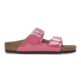 Birkenstock Sandalo Bambino Arizona Kids fuchsia tulip, Birko Flor Patent