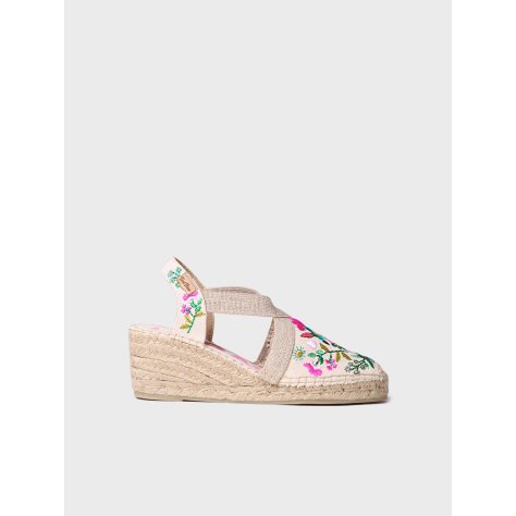 Toni Pons Espadrillas con zeppa e ricamo - MONTJOI Toni Pons Espadrillas con zeppa e ricamo - MONTJOI