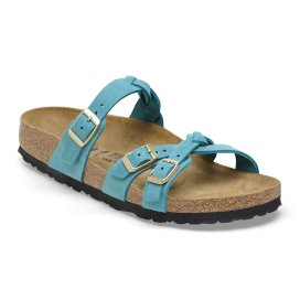 Birkenstock Sandalo Franca Braided biscay bay, Oiled Leather