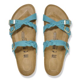 Birkenstock Sandalo Franca Braided biscay bay, Oiled Leather