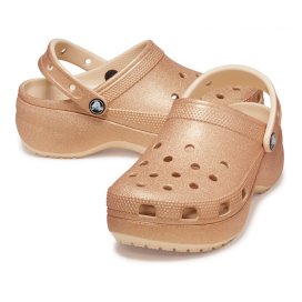 Sandalo Crocs Donna Classic Platform Glitter Clog