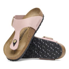 Birkenstock Infradito Donna Gizeh Big Buckle Nabuck Soft Pink